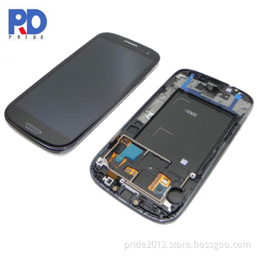 Phone LCD Touch Screen Display Red with Frame for Samsung Galaxy S3 Mobile Phone Accessories